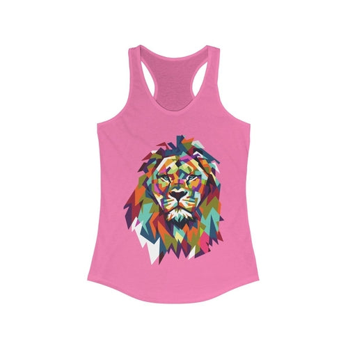 eBay Colorful Lion Graphic Racerback Tank Top