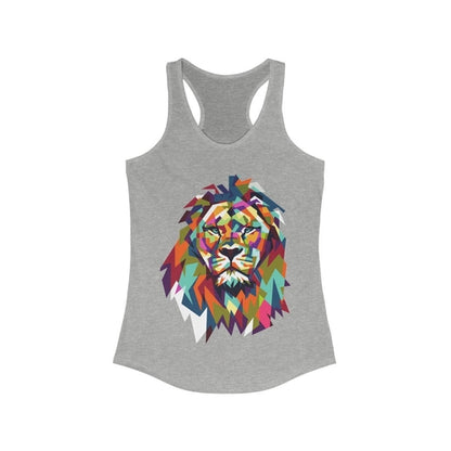 eBay Colorful Lion Graphic Racerback Tank Top