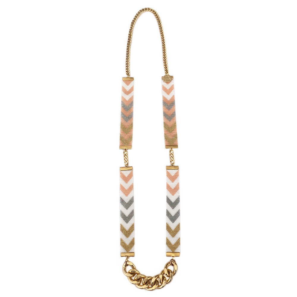 🌟Golden Sunrise Chevron Necklace🌟