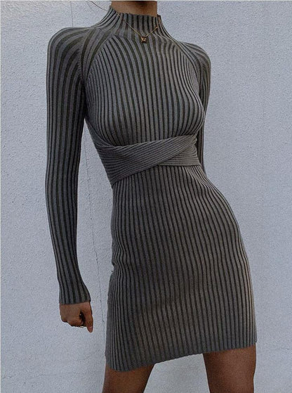 🌟Twist & Shout Ribbed Knit Dress🌟