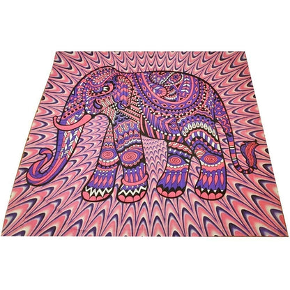 Festival Boho Jeweled Elephant Home Decor Tapestry