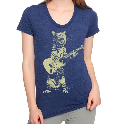 Rockin' Feline Guitarist Tee 🎸🐱