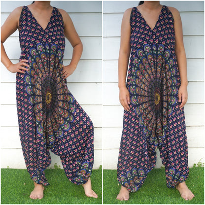 🌸🌈 Boho Bliss Jumpsuits: Embrace Your Inner Hippie! 🌼🌻