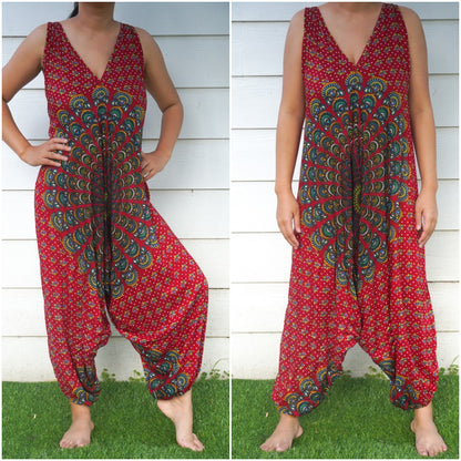 🌸🌈 Boho Bliss Jumpsuits: Embrace Your Inner Hippie! 🌼🌻