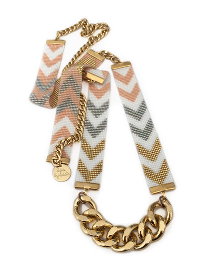 🌟Golden Sunrise Chevron Necklace🌟