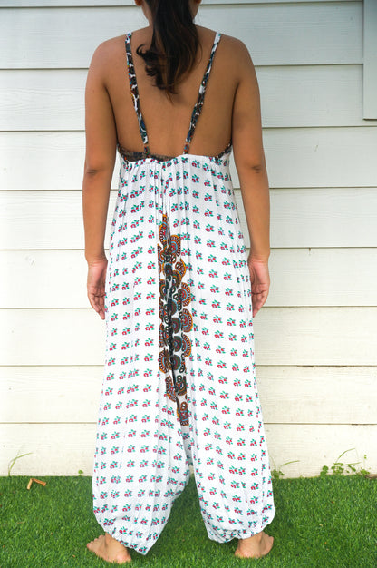 White Chakra Hippie Jumpsuits