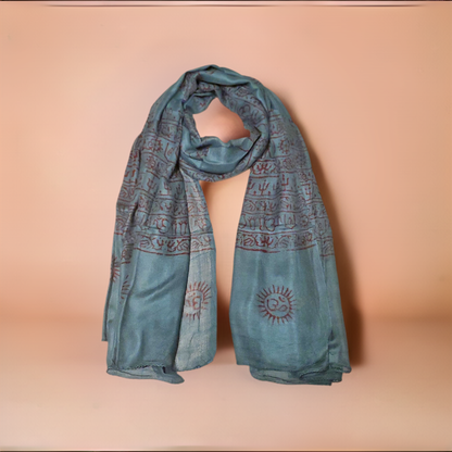 🌟 Mystical Eastern Harmony Scarf 🧣🕉️