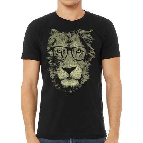 🦁👓 Dapper Lion Tee: Roaring Style for the Fashionable Beast 🌟